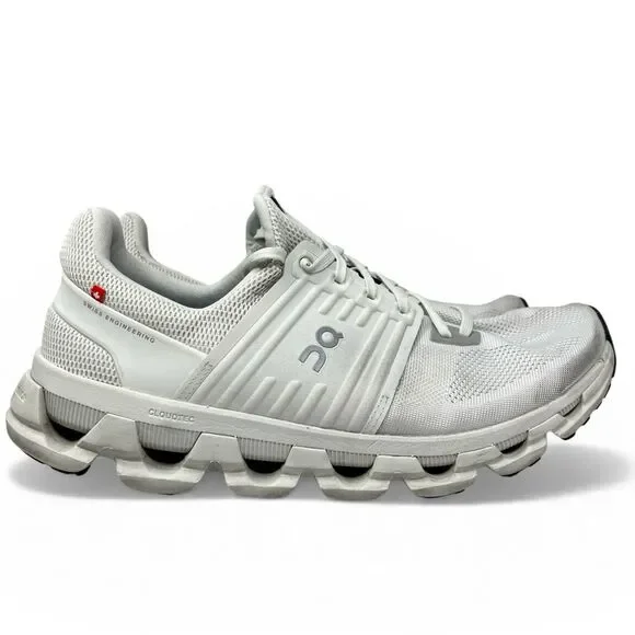 On Cloud Sneakers Mens 9.5 White Cloudswift 3 AD Ice Black‎ Running 3MD10241926