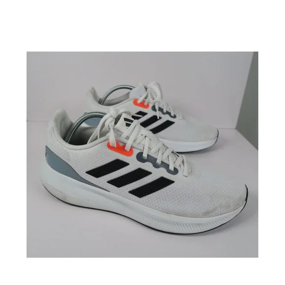 Adidas Runfalcon 3.0 Mens White Black‎ Orange Running Shoes Sneakers Size 11