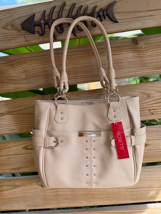 Rosetti Beige Shoulder Tote Bag NWT