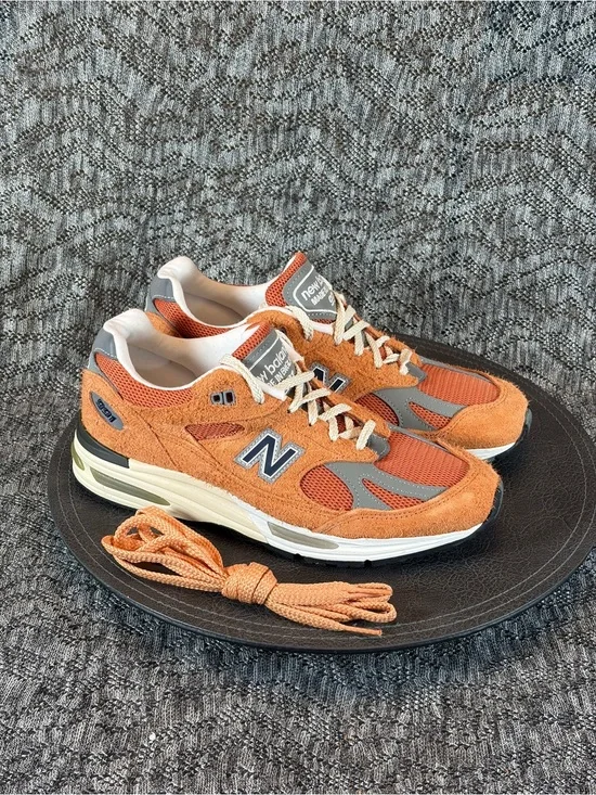 New Balance 991v2 Made in England sneaker Gold Earth U9910V2