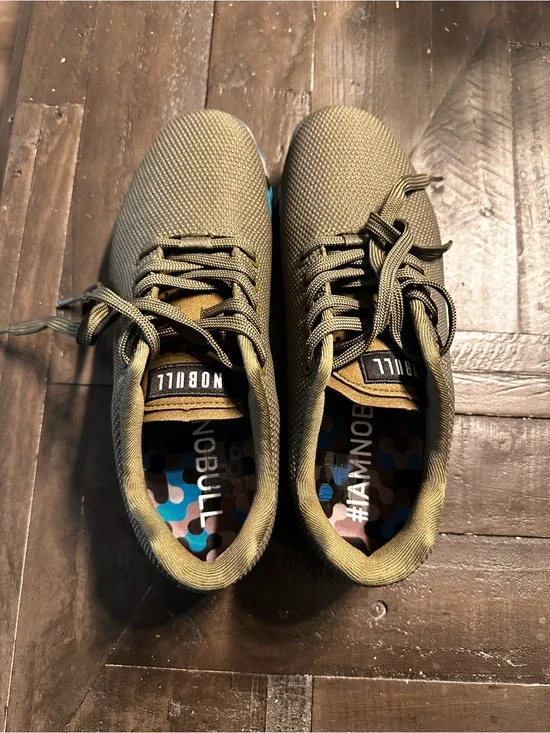 NOBULL Olive Green Mesh Trainer - Men's Low-Top Sneaker