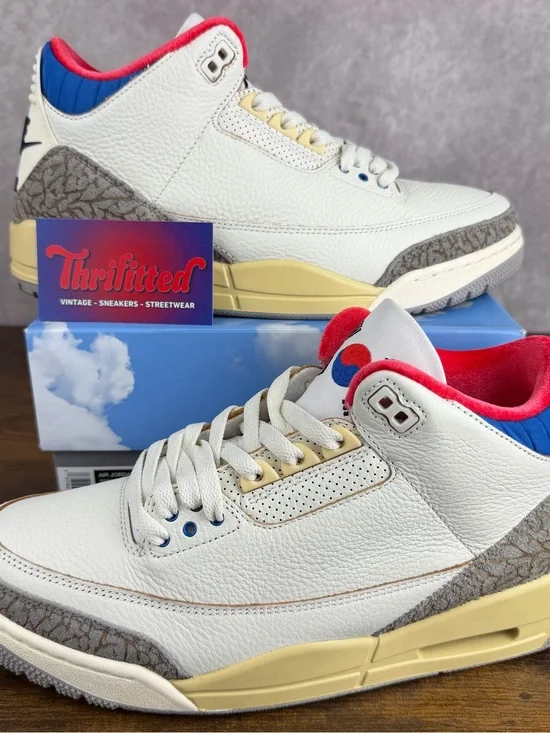 Air Jordan 3 Retro Seoul 2.0 Size 9.5 IB1482-100 Men’s Sneakers OG Rare MJ Korea