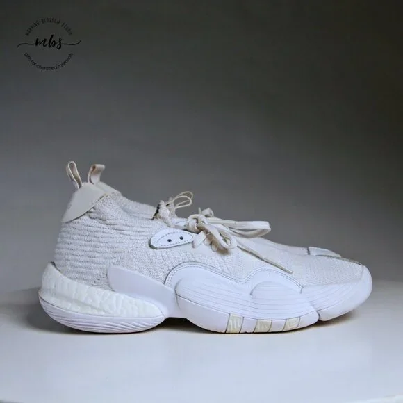 Adidas Trae‎ Young 2.0 Triple White Sneakers