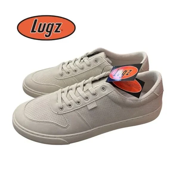 New Lugz Men’s City MCITYE-100 White Sneakers 10.5