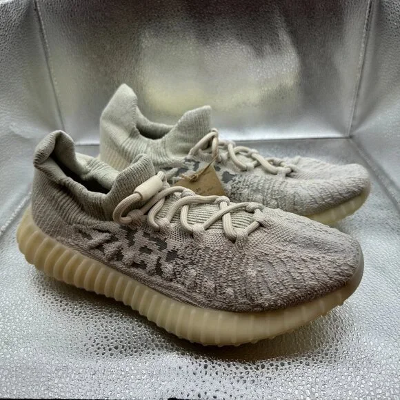 Size 6 Adidas Yeezy‎ 350 V2 CMPCT Slate Bone Mens White Low Top Sneakers HO6519