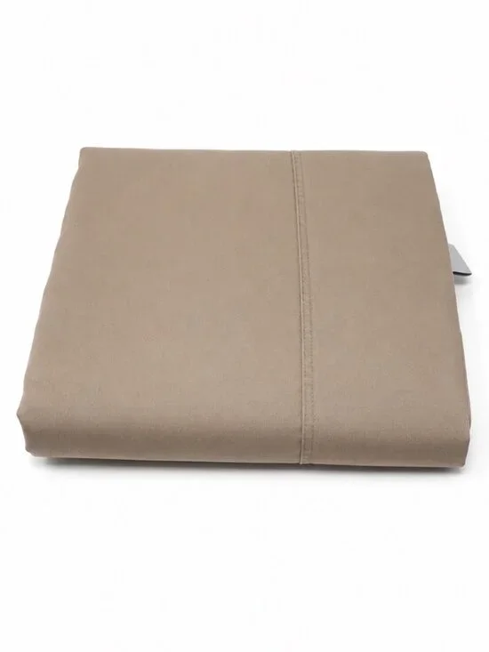 Charisma 100% Egyptian Cotton King Flat Sheet Beige Sateen Luxury Pre‑Owned