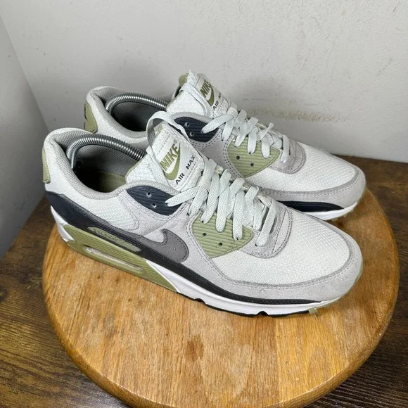 Nike Air Max 90 Mens 11.5 Neutral Olive Light Bone Phantom DM0029-011 Sneakers