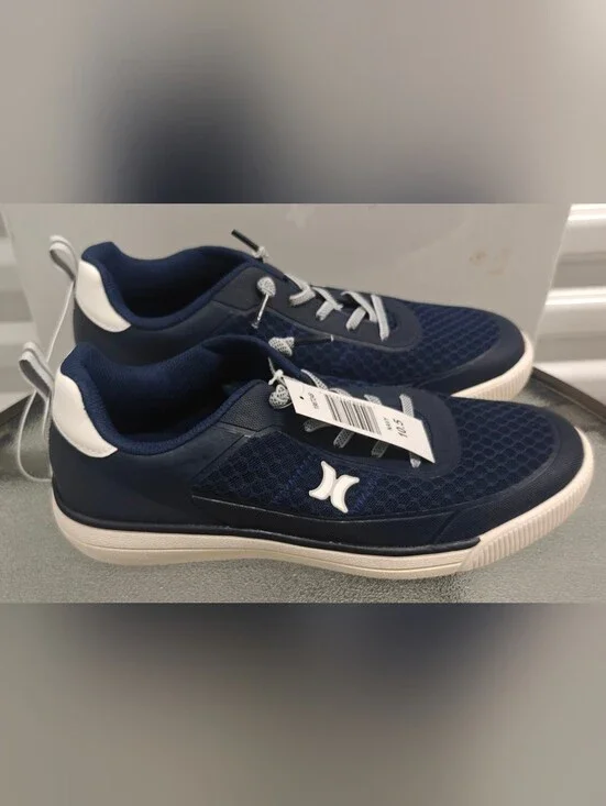 Hurley Exeter Men's Size 10.5 Casual Lace-up Sneakers Navy Blue New Without Box