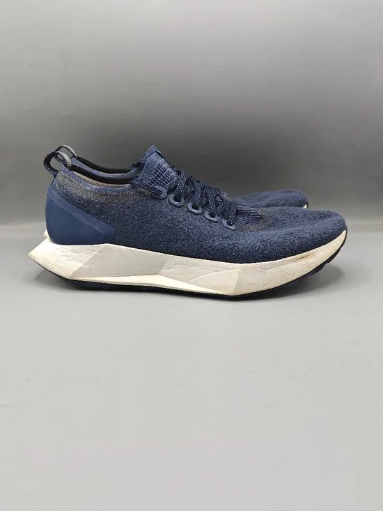 Allbirds Wool Flyer Mizzles Navy Blue Athletic Lace Up Running Shoes Men's