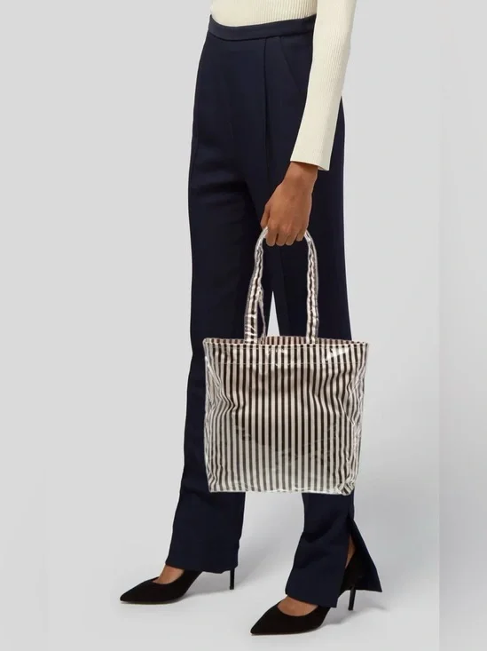 Henri Bendel RARE Packable Travel Bag From Centennial Stripe Collection NWOT/NCO