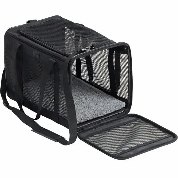 NEW GORILLA GRIP Cat/Small Dog Carrier Travel Soft Collapsible