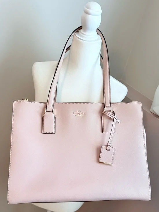 Kate Spade Cameron Street Jensen Leather Pink Tote