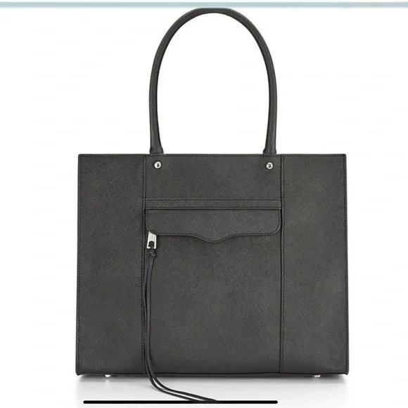 ❤️❤️ Rebecca Minkoff Saffiano Leather Large tote black❤️❤️