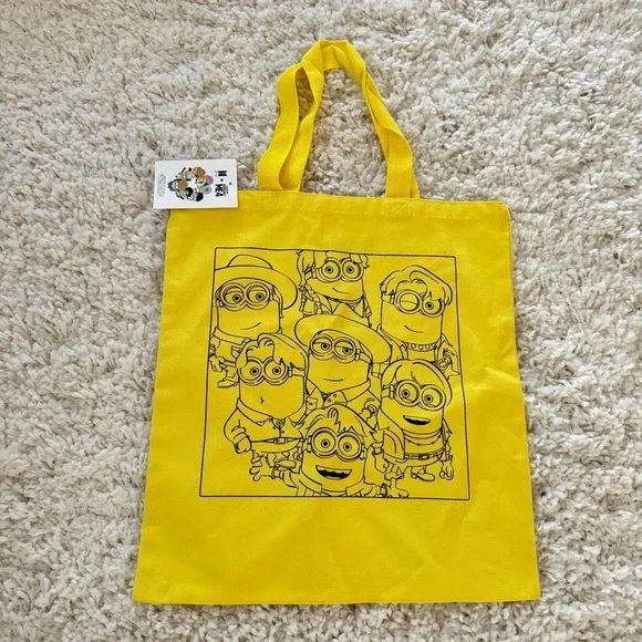 NEW BTS X Despicable Me 4 Canvas Tote Bag