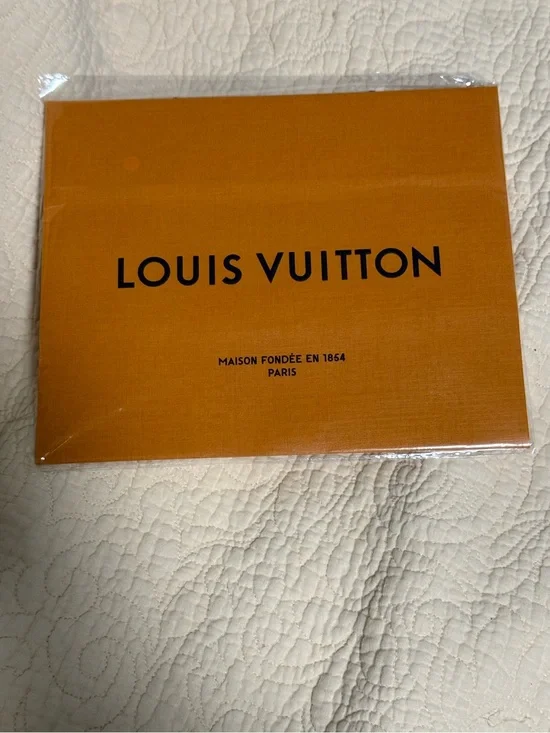 Louis Vuitton Shopping Bag Orange with Black Logo! New and wrapped!