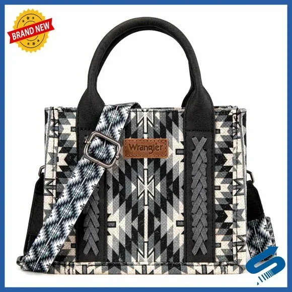 Mini Tote Bag Western Crossbody Purse Aztec Top Handle Handbag Chic