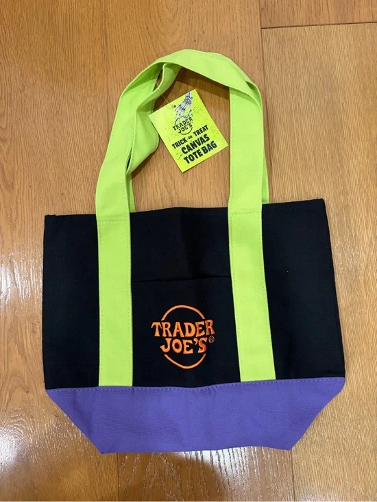 Trader Joe's Halloween Canvas Tote.