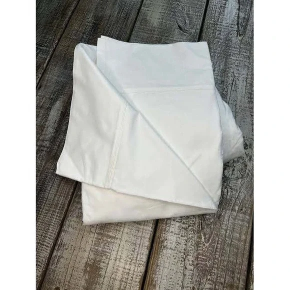 Pottery Barn Sheet Set White Twin/Twin XL 100% Organic Cotton (Sheets Only)
