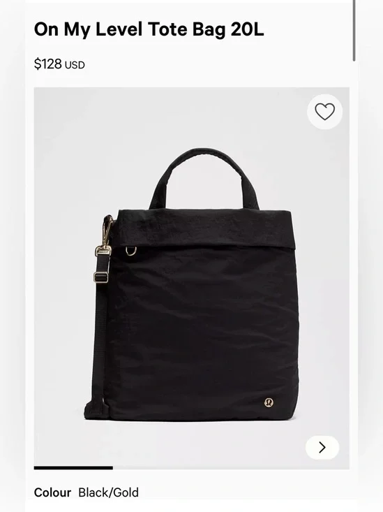 Lululemon On My Level Tote 20L