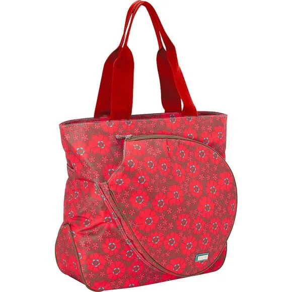 Hadaki Tennis Floral Tote Shoulder Bag