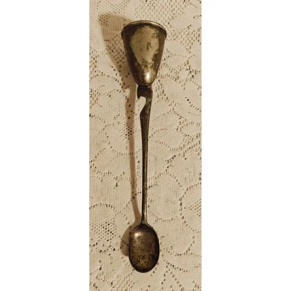 Napier 3-in-1 Silverplate Bar Tool  Jigger Opener Spoon Art Deco Antique 1920's