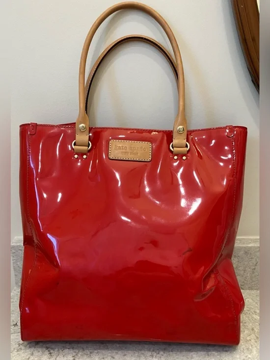 KATE SPADE RED PATENT BAG