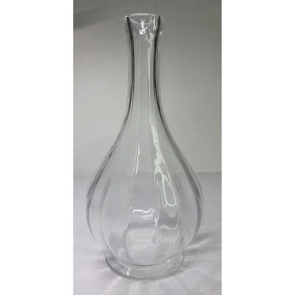 Vintage Baccarat Capri Optic Crystal Decanter No Stopper Carafe France 10