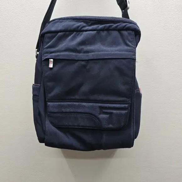 Tumi Sando Crossbody Shoulder Computer Messenger Laptop Bag Utility 6120D Black