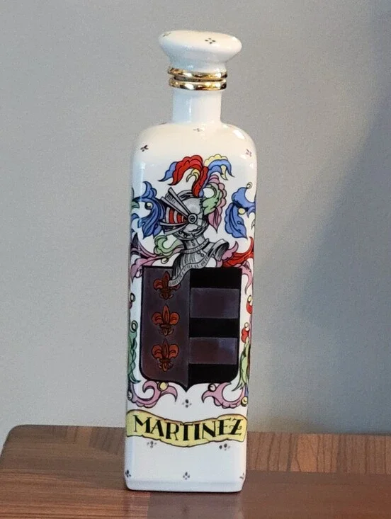 Vintage SUREDA Made In Spain,all Hand Painted Decanter.