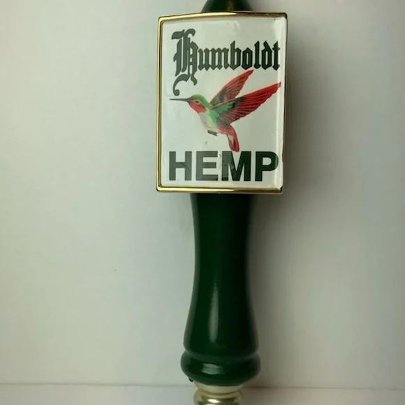 Rare Humboldt Brewing Hemp Beer Tap Handle Brewery Bar Vintage Beer Tap