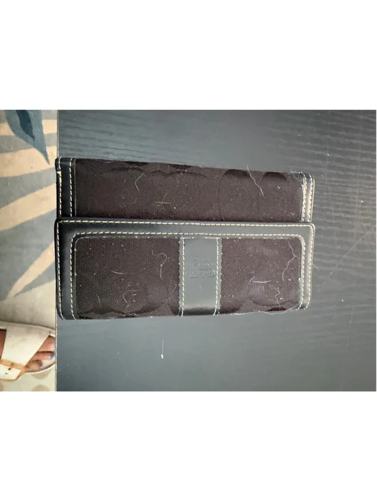 Women's Coach Black Wallet One Size