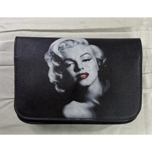 Marilyn Monroe Black & White Wallet Bifold Graphic Portrait Organizer