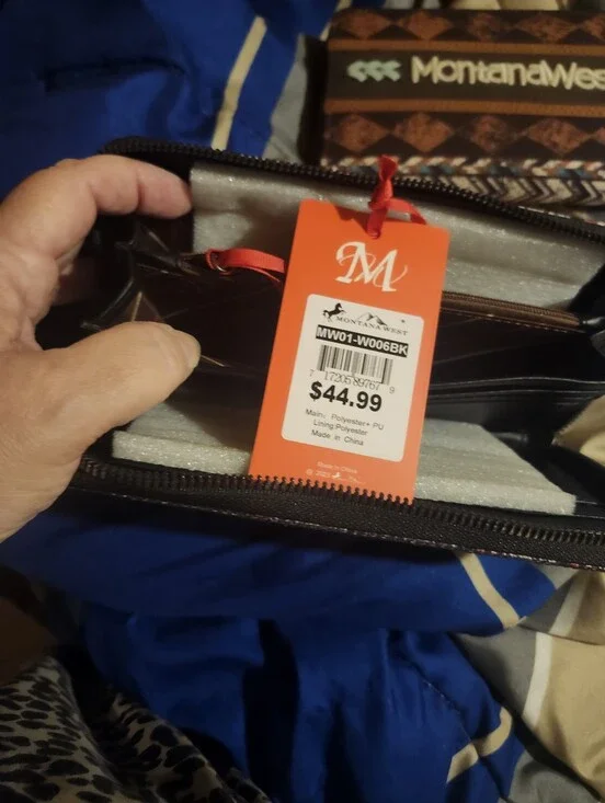 Montana West Wallet with Zip Closure