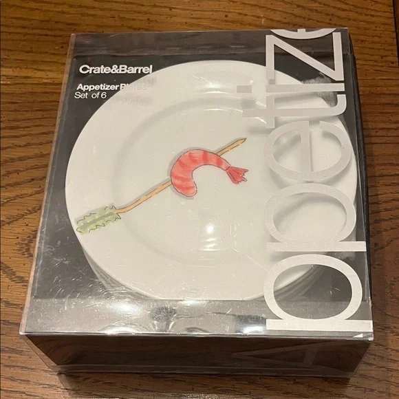Crate and Barrel‎ Nancy Green Tidbits Appetizer Plates