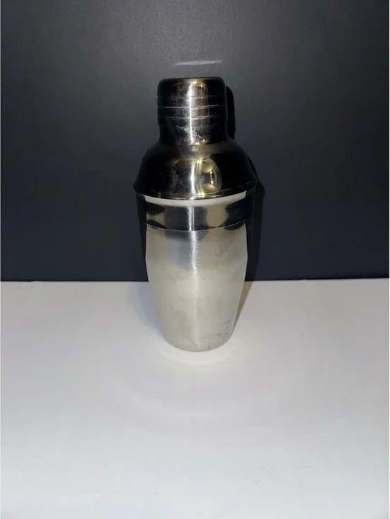 Cocktail Shaker Stainless Steel Bar Drink Mixer Premium Silver