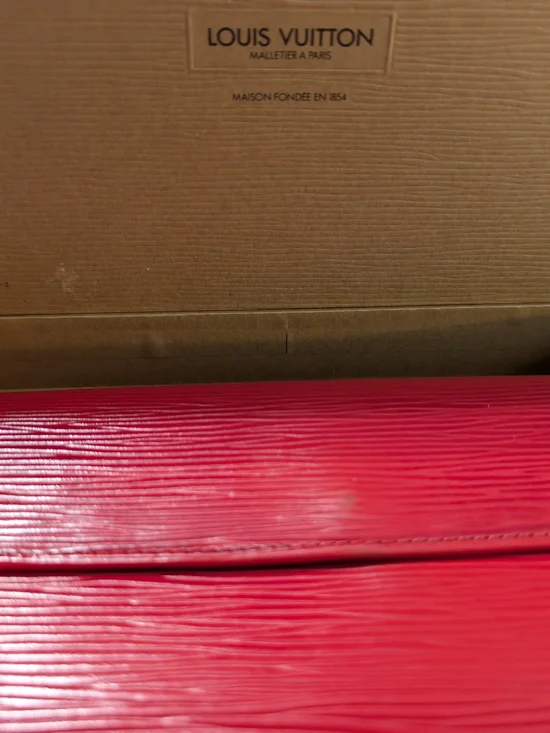 Louis Vuitton Red Epi Leather Wallet