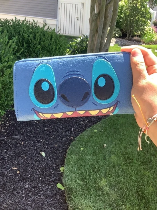 Disney x Loungefly- Lilo and Stitch, Double Sided, Blue, Wallet