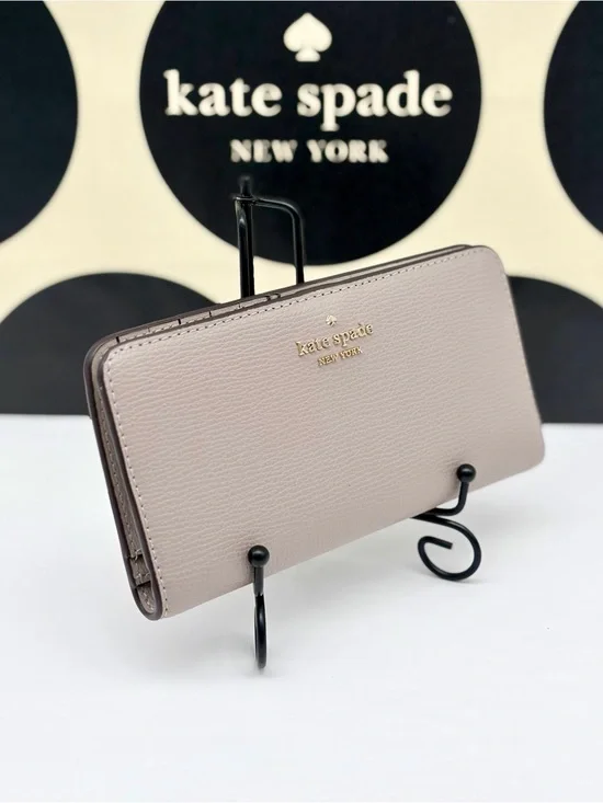 Kate Spade Slim Bifold Wallet Warm Taupe