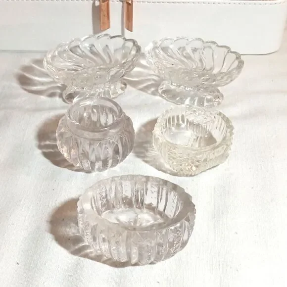 Vintage Salt cellar Bundle of 5