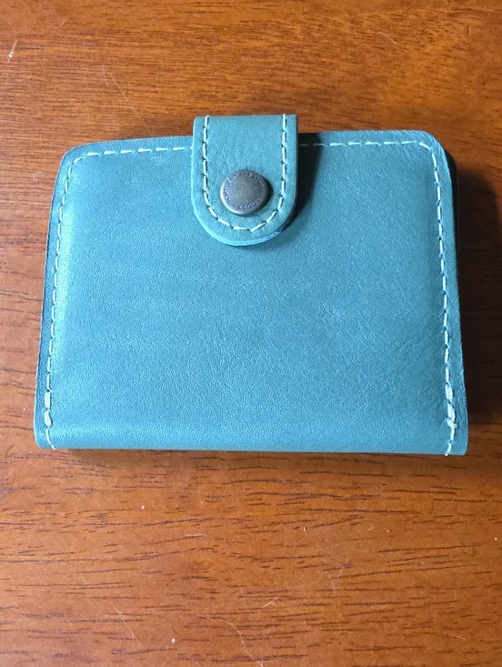 Portland Leather Goods Mini Bifold Wallet - Eucalyptus