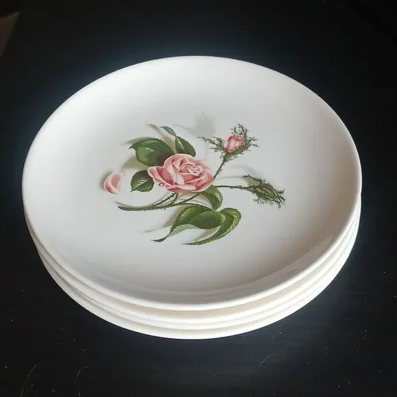 Set of 2 Vintage 50's Universal Ballerina Moss Rose 7