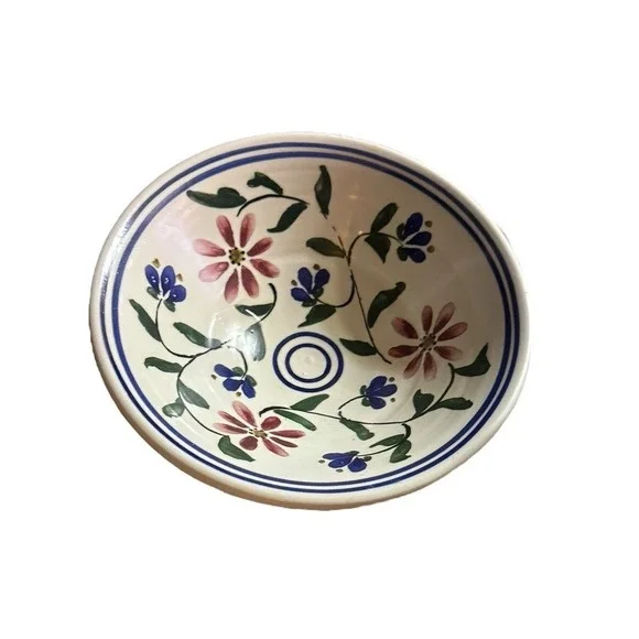 Vintage 1988 DOVER POTTERY Bowl , Clay, 8 2/8