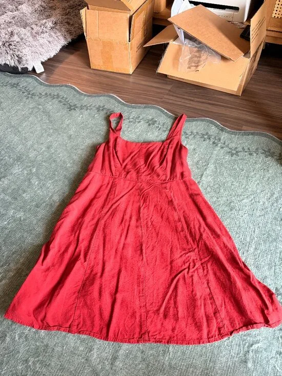 Old Navy Crimson/Maroon Dress - M