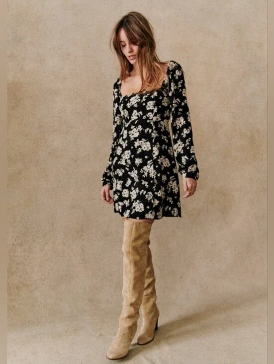*NWT* [Sezane] Carola Dress in Floral, Size 40
