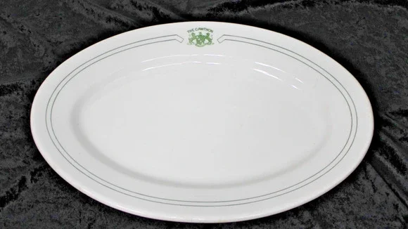 Vintage Mobile, Alabama Cawthon Hotel Platter- Hotelware Burley & Co. Serveware