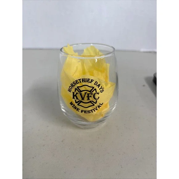 Knox Volunteer Fire Co Horsethieves‎ Days Festival Stemless Wine Glass