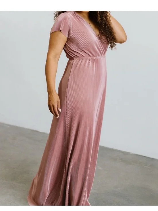 Baltic Born Rose Athena Pleated Maxi Dress XXXL