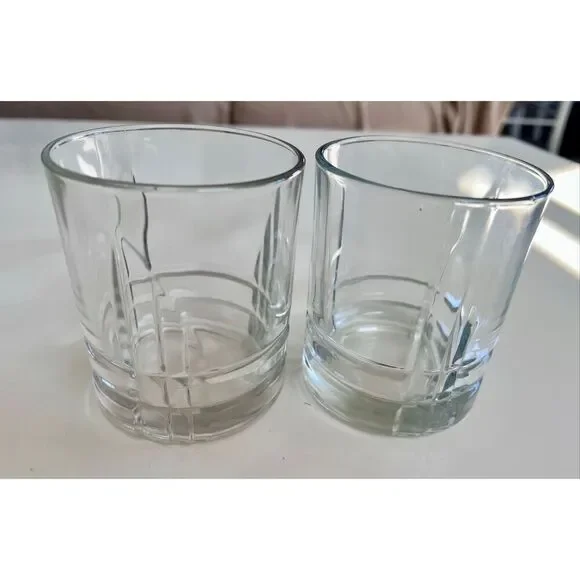 Anchor Hocking Rocks Old Fashioned Whiskey Glasses, 10.5 Oz Set of 2