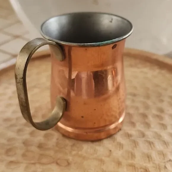Vintage made in Japan Copper Tankard Mule 16 0z Vessel with Handle