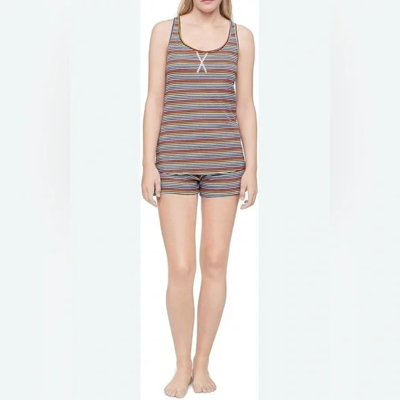 Calvin Klein striped sleepwear or lounge set